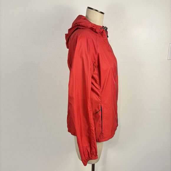 Eddie Bauer Jacket Womens Medium Waterproof Hooded Rain Coat Outdoors - Picture 5 of 7